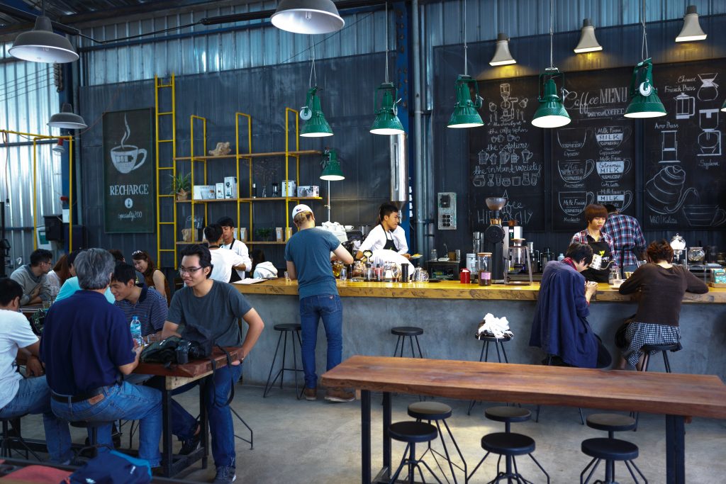 Cost comparison  for Coffee Shop vs Coworking Spaces